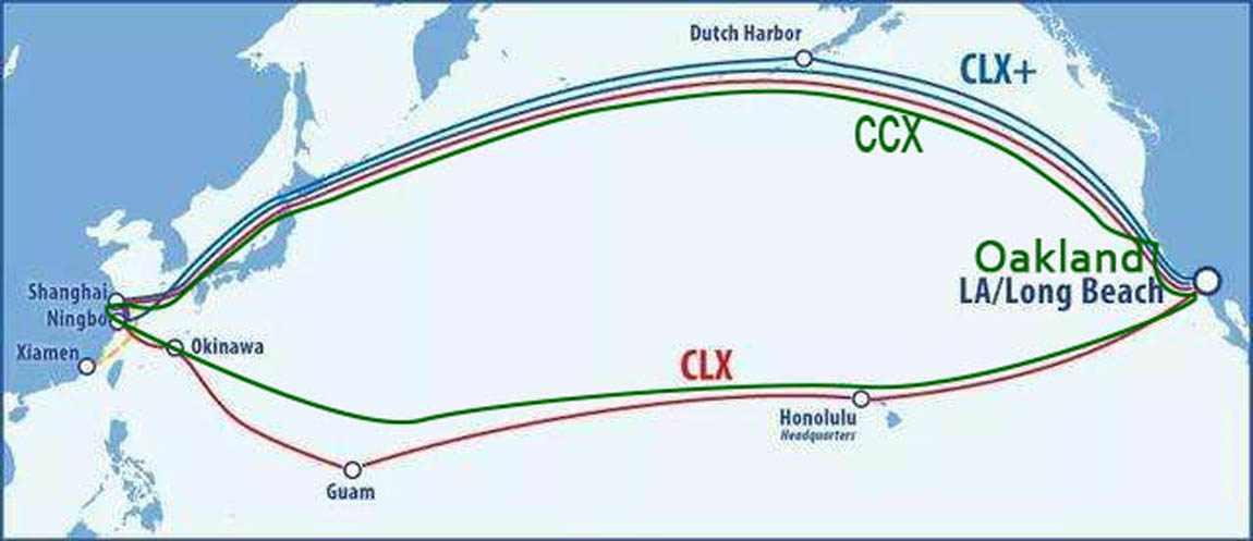 Mason CLX / CLX + / CCX route map