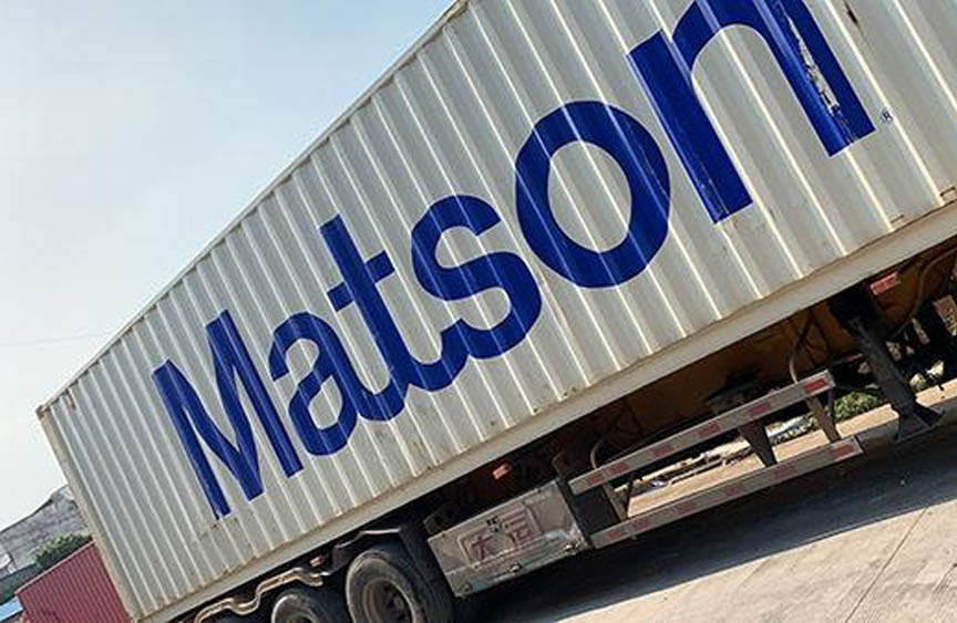 Matson CLX route is the fastest trans Pacific shipping route